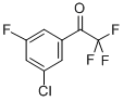 3-Chloro-5-fluoro-2,2,2-trifluoroacetophenone Structure,845823-07-6Structure