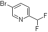 Pyridine, 5-bromo-2-(difluoromethyl)- Structure,845827-13-6Structure