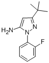 3-Tert-butyl-1-(2-fluorophenyl)-1h-pyrazol-5-amine Structure,845866-86-6Structure