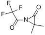 (9ci)-3,3-二甲基-1-(三氟乙酰基)-氮丙啶酮结构式_84758-80-5结构式