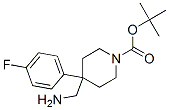 4-氨基甲基-4-(4-氟苯基)-哌啶-1-羧酸叔丁酯结构式_847615-01-4结构式