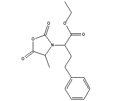 Ethyl (S)-2-[(S)-4-methyl-2,5-dioxo-1,3-oxazolidin-3-yl]-4-phenylbutyrate Structure,84793-24-8Structure