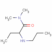 N,n-dimethyl-2-propylaminobutyramide Structure,84803-62-3Structure