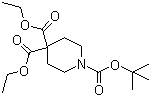 1-Tert-butyl 4,4-diethyl piperidine-1,4,4-tricarboxylate Structure,848070-26-8Structure