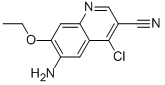 6-氨基-4-氯-7-乙氧基-喹啉-3-甲腈结构式_848133-87-9结构式