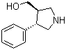 ((3R,4s)-4-phenylpyrrolidin-3-yl)methanol Structure,848307-24-4Structure