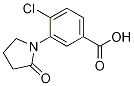 4-Chloro-3-(2-oxopyrrolidin-1-yl)benzoicacid Structure,848316-25-6Structure