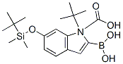 1H-Indole-1-carboxylic acid, 2-borono-6-[[(1,1-dimethylethyl)dimethylsilyl]oxy]-, 1-(1,1-dimethylethyl) ester Structure,848357-99-3Structure