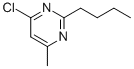 2-Butyl-4-chloro-6-methyl-pyrimidine Structure,848499-42-3Structure