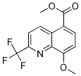 Methyl8-methoxy-2-(trifluoromethyl)quinoline-5-carboxylate Structure,848685-30-3Structure