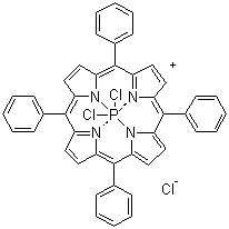 二氯磷四苯基卟啉氯化物结构式_84896-72-0结构式