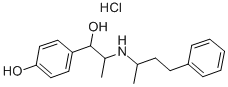 Benzenemethanol, 4-hydroxy-??-[1-[(1-methyl-3-phenylpropyl)amino]ethyl]-, hydrochloride Structure,849-55-8Structure