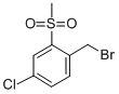 1-(溴甲基)-4-氯-2-(甲基磺酰基)苯结构式_849035-64-9结构式