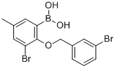 3-Bromo-2-(3-bromobenzyloxy)-5-methylphenylboronic acid Structure,849052-16-0Structure