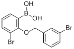 3-Bromo-2-(3-bromobenzyloxy)phenylboronic acid Structure,849062-27-7Structure