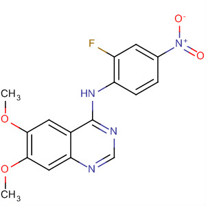 N-(2-fluoro-4-nitrophenyl)-6,7-dimethoxyquinazolin-4-amine Structure,849217-39-6Structure