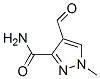 1H-pyrazole-3-carboxamide, 4-formyl-1-methyl-(9ci) Structure,84999-37-1Structure