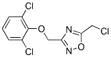 5-(Chloromethyl)-3-[(2,6-dichlorophenoxy)methyl]-1,2,4-oxadiazole Structure,850375-35-8Structure