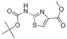 Methyl 2-(tert-butoxycarbonylamino)thiazole-4-carboxylate Structure,850429-62-8Structure