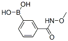 3-(Methoxycarbamoyl)phenylboronic acid Structure,850567-26-9Structure