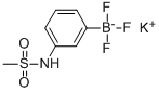 (3-甲烷磺酰基氨基苯基)三氟硼酸钾结构式_850623-67-5结构式