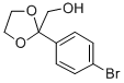 [2-(4-Bromophenyl)-[1,3]dioxolan-2-yl]methanol Structure,850868-72-3Structure