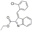 3-(2-Chlorobenzylidene)-3H-indole-2-carboxylic acid ethyl ester Structure,85137-89-9Structure