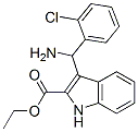 3-[氨基(2-氯苯基)甲基]-2-吲哚羧酸乙酯结构式_85137-98-0结构式