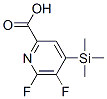 5,6-二氟-4-(三甲基硅烷基)吡啶-2-甲酸结构式_851386-37-3结构式