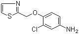 3-Chloro-4-(2-thiazolylmethoxy)benzenamine Structure,851545-79-4Structure