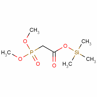 (2-三甲基甲硅烷基氧基羰基乙基)磷酸二甲酯结构式_85169-29-5结构式