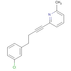 2-[4-(3-Chlorophenyl)but-1-yn-1-yl]-6-methylpyridine Structure,851854-11-0Structure