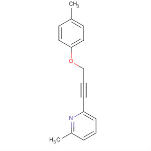 2-Methyl-6-(3-p-tolyloxy-prop-1-ynyl)pyridine Structure,851854-41-6Structure