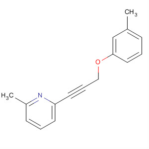 2-Methyl-6-[3-(3-methylphenoxy)prop-1-yn-1-yl]pyridine Structure,851854-87-0Structure