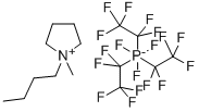 1-Butyl-1-methylpyrrolidinium tris(pentafluoroethyl)trifluorophosphate Structure,851856-47-8Structure