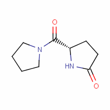 (S)-1-[(5-oxo-2-pyrrolidinyl)carbonyl]pyrrolidine Structure,85187-28-6Structure