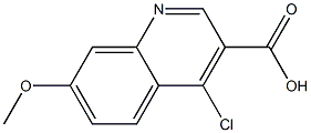 4-Chloro-7-methoxy-3-quinolinecarboxylic acid Structure,852062-08-9Structure