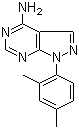 1-(2,4-Dimethylphenyl)-1h-pyrazolo[3,4-d]pyrimidin-4-ylamine Structure,852313-96-3Structure