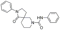 1-Oxo-n,2-diphenyl-2,7-diazaspiro[4.5]decane-7-carboxamide Structure,852339-01-6Structure