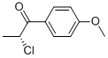 (r)-(9ci)-2-氯-1-(4-甲氧基苯基)-1-丙酮结构式_85277-58-3结构式