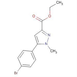 Ethyl 5-(4-bromophenyl)-1-methyl-1h-pyrazole-3-carboxylate Structure,852815-31-7Structure