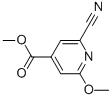 Methyl 2-cyano-6-methoxy-4-pyridinecarboxylate Structure,853029-94-4Structure