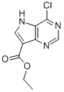 Ethyl 4-chloro-5H-pyrrolo[3,2-d]pyrimidine-7-carboxylate Structure,853058-42-1Structure