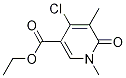 Ethyl 4-chloro-1,5-dimethyl-6-oxo-1,6-dihydropyridine-3-carboxylate Structure,853109-70-3Structure