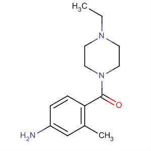 (4-氨基-2-甲基-苯基)-(4-乙基哌嗪-1-基)-甲酮结构式_853297-54-8结构式