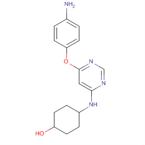 4-[6-(4-氨基-苯氧基)-嘧啶-4-基氨基]环己醇结构式_853298-75-6结构式