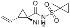 Cyclopropanecarboxamide, 1-amino-2-ethenyl-N-[(1-methylcyclopropyl)sulfonyl]- Structure,853561-18-9Structure