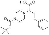 (3E)-2-(4-boc-piperazinyl)-4-phenyl-3-butenoic acid Structure,853681-16-0Structure