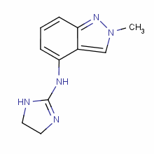 N-(4,5-dihydro-1h-imidazol-2-yl)-2-methyl-2h-indazol-4-amine Structure,85392-79-6Structure