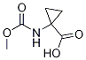 1-[(Methoxycarbonyl)amino]cyclopropanecarboxylic acid Structure,85452-33-1Structure